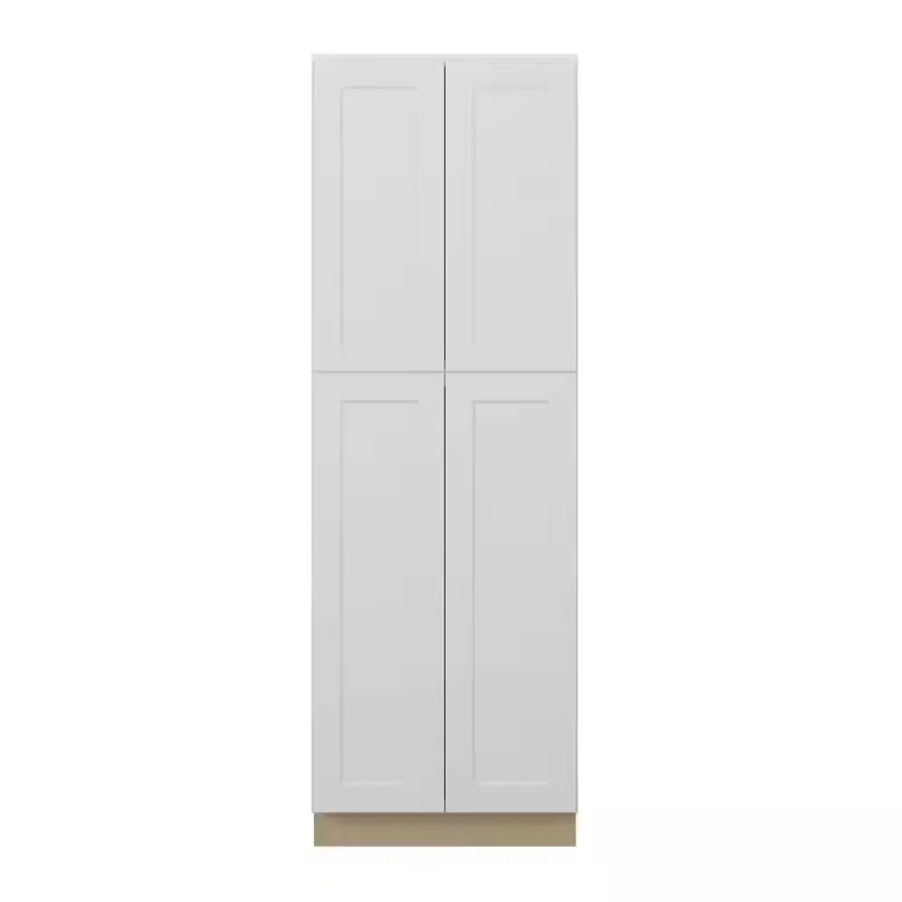 Norfolk Shaker 30 in. W x 90 in. H x 24 in. D in Painted White Plywood Assembled Pantry Cabinet - image 1