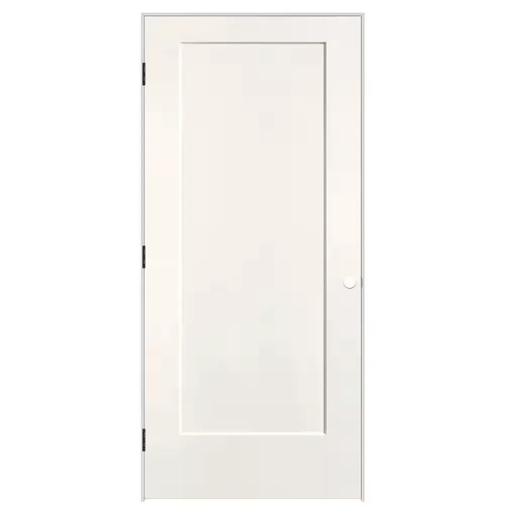 36 in. x 80 in. 1-Panel Lincoln Park Right-Hand Solid Core Ivory Keys Molded Composite Single Prehung Interior Door - image 1