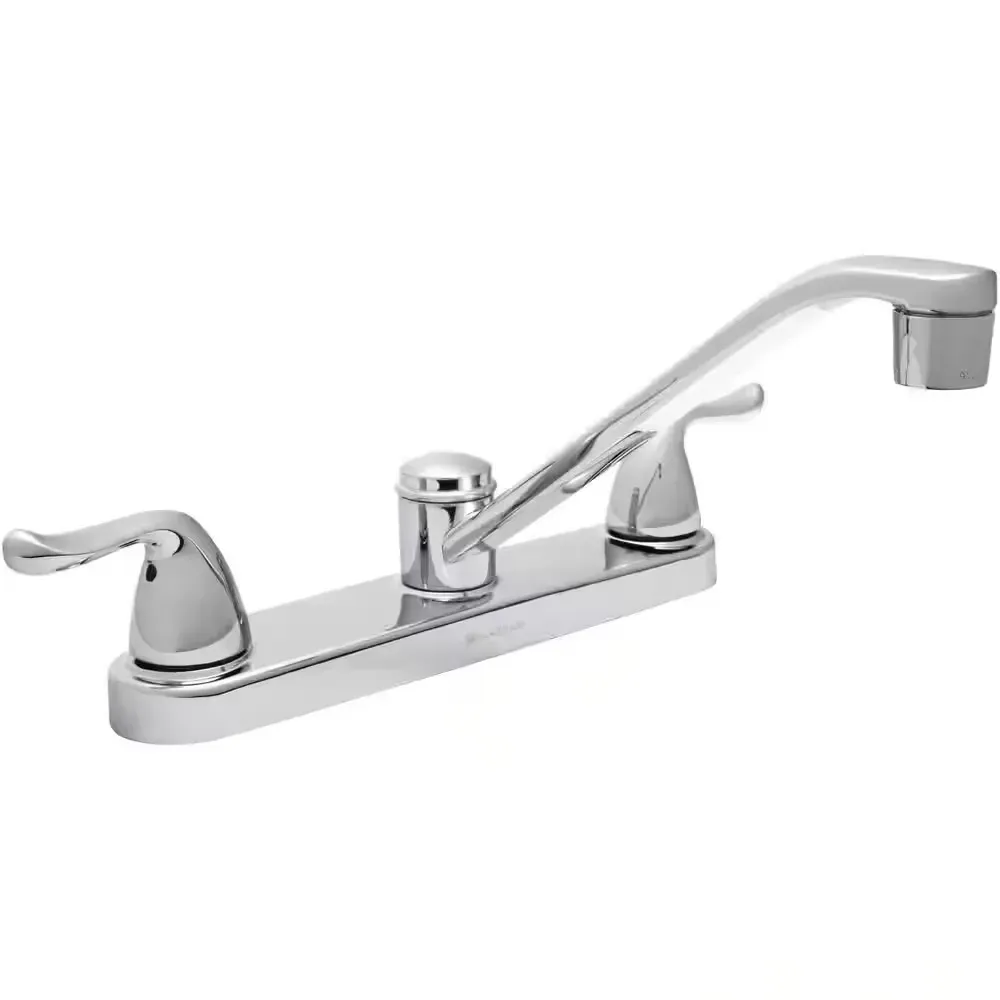 Constructor Double Handle Standard Kitchen Faucet in Chrome - image 1