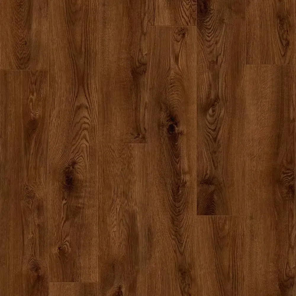 Rustic Brown Oak Wood-Look Flooring Planks - image 1