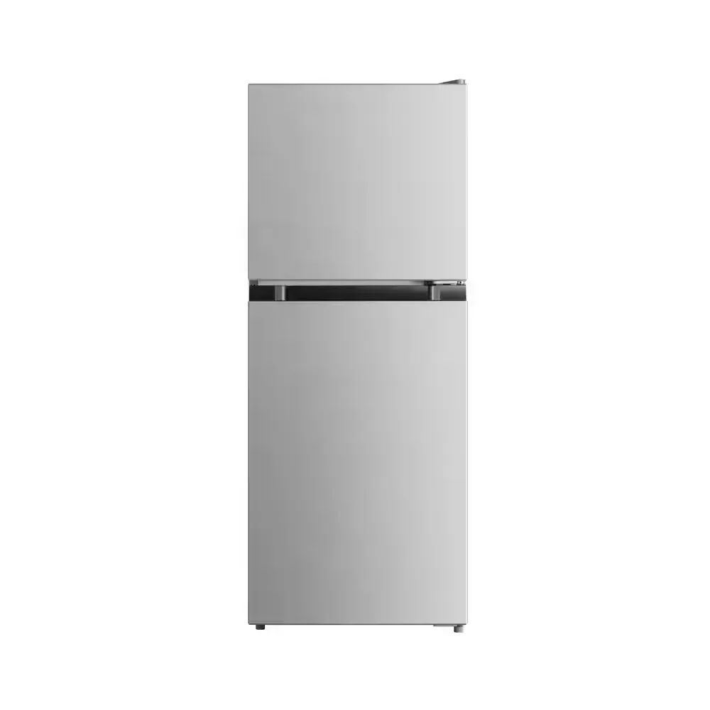 4.5 cu. ft. Mini Refrigerator in Stainless Look with Glass Shelves, Top Freezer, and Energy Efficiency - image 1