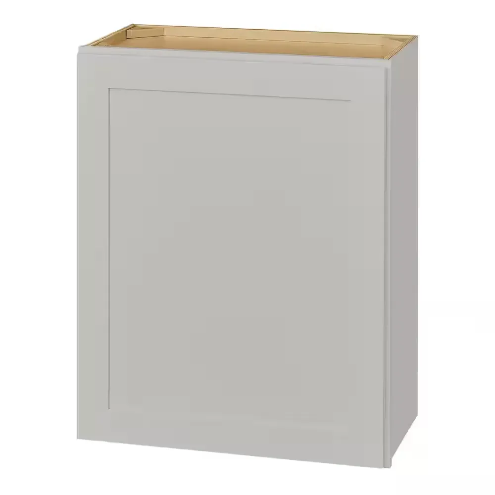 Avondale 24 in. W x 12 in. D x 30 in. H Ready to Assemble Plywood Shaker Wall Kitchen Cabinet in Dove Gray - image 1
