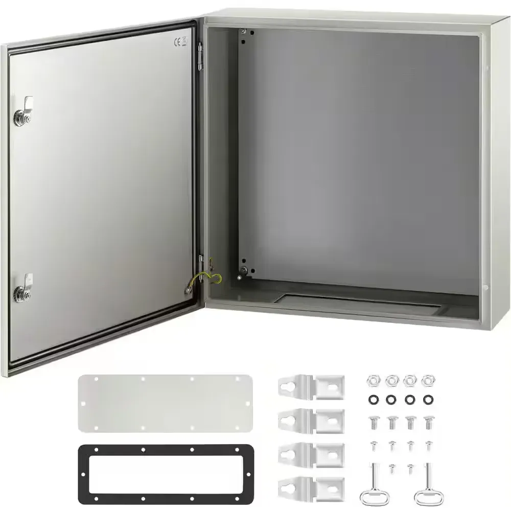Wall-Mount Metal Electrical Enclosure Box with Lock - image 1