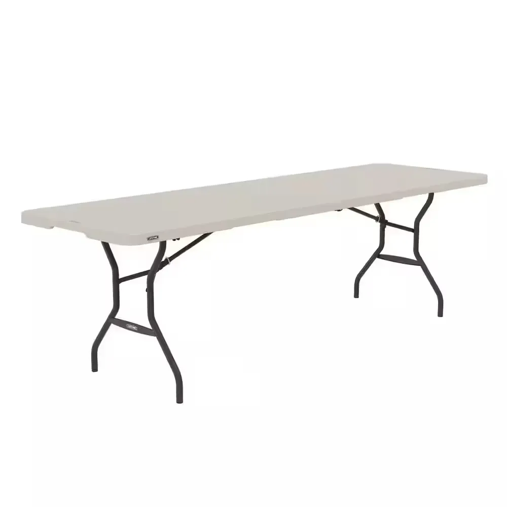 8 ft. Fold-in-Half Table Almond - image 1