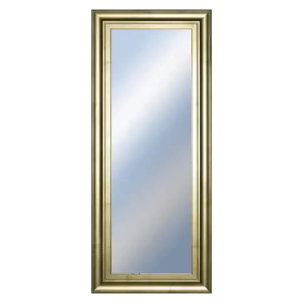 Small Rectangle Bonze Hooks Classic Mirror (18 in. H x 42 in. W) - image 1